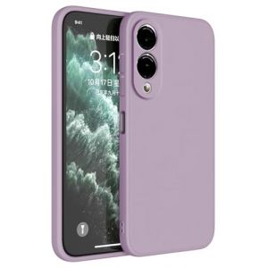Topme Coque pour Samsung Galaxy S25 Edge (6.7" inches) Etui Housse, Protecteur de Peau en Silicone TPU - Herbe Violette (topme, neuf)