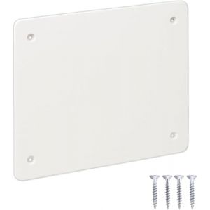 Couvercle pour bo&icirc;te de d&eacute;rivation - couvercle de bo&icirc;te &eacute;lectrique d'ext&eacute;rieur - couvre-tableau &eacute;lectrique - disponible en plusieurs dimensions (92 x 92 mm) (Bricolevante, neuf)