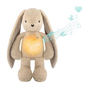 MyHummy Lapin Apaisant 5-en-1, Beige, avec Veilleuse et Mélodies, Chargement USB (Szumisie, neuf)