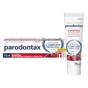 Parodontax Dentifrice Complete Protection au fluor - 1 x 75 ml - Aide &agrave; r&eacute;duire et &agrave; pr&eacute;venir les saignements des gencives (Zeitburg Schmuck & Uhren, neuf)