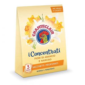 CHANTECLAIR Sacs parfumés les concentrés – 1 lot de 3 pièces, couleur fleurs orange et jonquille (ROKI SHOP, neuf)