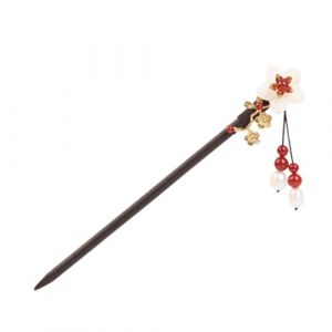 MOTHNUR &Eacute;pingle Chignon Vintage Style Chinois Baguette Cheveux Fleur D&eacute;corative Accessoire L&eacute;ger et &Eacute;l&eacute;gant pour Femmes Facile &agrave; Porter et Compatible avec Divers Styles (Huajiay, neuf)