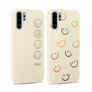 Yoedge 2 Pièces Coque pour Huawei P30 Pro 6,47", Ultra Fine Souple Silicone TPU Motif Souriant Face Design Étui pour Filles Femmes, Antichoc Anti-Rayures Bumper Protection Housse pour Huawei P30 Pro (Lei Xiao, neuf)