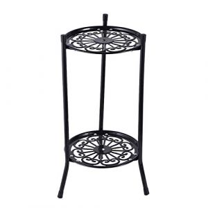 Porte Fleur - Supports Pots Fleurs en Métal, Présentoir À Fleurs en Fer Forgé Multicouche, Tabouret Plante Support Fleurs Interieur pour Balcon, Terrasse, Porte-Fleurs (Gusengo, neuf)