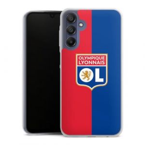 DeinDesign Coque Slim Compatible avec Samsung Galaxy A15 Etui Silicone Ultra Fine Coque en Silicone Ultra Fine Olympique Lyonnais Football OL (DeinDesign - GmbH, neuf)