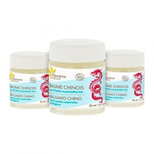 Fleurance Nature- Baume Chinois Bio aux 8 Huiles Essentielles Certifié Bio Cosmos Ecocert- 30ml- Baume de massage musculaire bio-sans dérivé pétrochimique- baume du tigre- douleur musculaire 24181 (3) (FLEURANCE NATURE FRANCE, neuf)