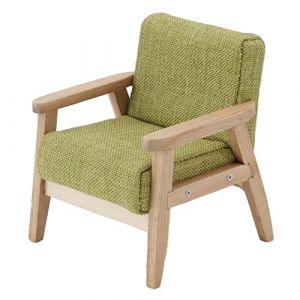 Fdit Canap&eacute; de Maison de Poup&eacute;e, &eacute;chelle 1:12, Fauteuil Miniature en Tissu de Style Japonais, Chaise de Lecture Unique pour Maison de Poup&eacute;e, D&eacute;coration de Meubles de Salon (Vert Gazon) (Aqur2020, neuf)