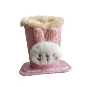 perfk Support &agrave; Lunettes Doubl&eacute; en Peluche, Peluche Porte-Lunettes Bureau Porte-Lunettes Lunettes Pr&eacute;sentoir, &eacute;tui de Rangement pour Lunettes, pour Maison, Bureau, Table de Chevet, Lapin Rose (perfk, neuf)