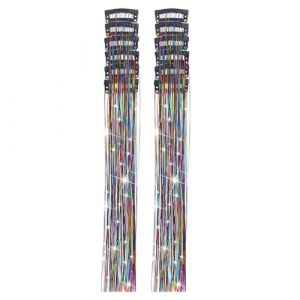 Guirlande &agrave; cheveux &agrave; clipser - Accessoires &agrave; paillettes pour femmes et filles - Pour anniversaire, vacances, rassemblement quotidien, navette, f&ecirc;te, cosplay, festival (RegalisYasai, neuf)