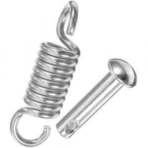 DOITOOL Crochets Robustes pour Balançoire, Ressort D'extension pour Chaise à œufs, pour Chaise Suspendue, Hamac Et Balançoire De Porche, φ16 X 70 Broches φ6,5 X φ34 X 130 Mm (Facing the Ocean, neuf)