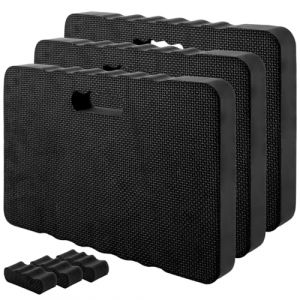 APACALI 3PCS Prot&egrave;ge-genoux de jardinage, 43 x 28 x 4cm Tapis de Genoux, Genouill&egrave;re Extra &eacute;paisse pour Le Jardinage, Le Travail, Le Bain de b&eacute;b&eacute;, l'exercice, Noir (APACALI, neuf)