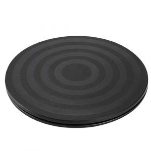 Plateau Tournant,Tourne-Disque Rotatif Rotatif à 360 Degré Plateau Pivotant TV,Degrés avec Roulements à Billes en Acier, Charge15 kg, Idéal pour TV, Artisanat, Présentoirs, 20 cm de Diamètre (RongTianYu, neuf)