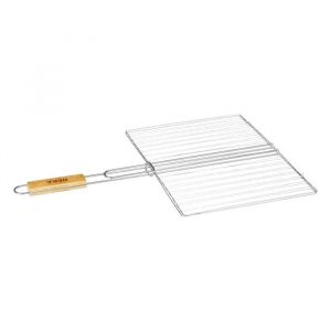 Paris Prix Neka - Double Grille Barbecue BBQ 30x40cm Chrome (Paris Prix, neuf)