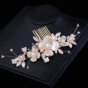 Peigne Cheveux Mariage Cheveux Peigne Perle Mari&eacute;e Cheveux Accessoires Cheveux C&ocirc;t&eacute; Peigne Clips Fleur Cheveux Peigne Pince Cheveux Bijoux Accessoires Cheveux Femme (haikoulonghuaqushishuangmaoyizhongxin, neuf)