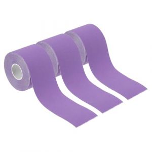 PATIKIL 16,4 Pieds x 2 Pouces Tape Sport Bande Kinesiologie Ruban pour Cerceau Aérien, 3 Rouleaux de Ruban Adhésif Athlétique Antidérapant pour Yoga, Gymnastique, Sports, Violet (PATIKIL UK, neuf)