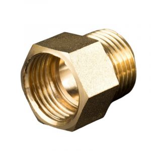Raccord en laiton F/M M10 M12 M14 M16 M18 M20 M22, filetage femelle vers mâle, connecteurs de tuyaux en laiton, adaptateur de coupleur en cuivre, joint fileté, 1 pièce(M16X1.5-M14X1.5) (Starry Shops, neuf)