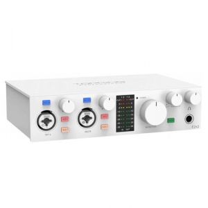 Topping Professional E2x2 Interface audio USB et module pr&eacute;amplificateur de microphone ultralign&eacute;, blanc (Zococity S.L, neuf)