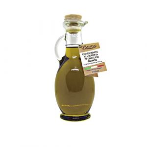 aBeiou. Huile de truffe blanche 250ml, produit extra gourmet 100% italien, huile d'olive extra vierge aromatisée à la truffe blanche, qualité supérieure, huile artisanale végétalien végétarien cadeaux (SICNAS, neuf)