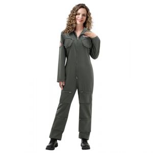 Funhoo Femme Pilote Combinaison Ellen Ripley Vol Femme Spatial Astronaute Combinaison Film de Science-fiction Cosplay Halloween Déguisement Film Salopettes pour Adultes (M) (FunHoo, neuf)