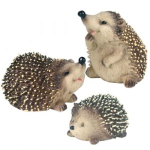 APPCRFM H&eacute;risson D&eacute;coratif Miniature, H&eacute;risson Ornement Ext&eacute;rieur, Jardin et Paysage H&eacute;ri-sson, Figurine d'animal de Garden, D&eacute;corations pour Paysage Et Jardin D&eacute;corations, 3pcs (ZAOZHUANGSHANJINGSHANGMAOYOUXIANGONGSI, neuf)