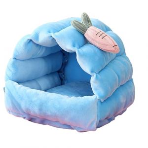 Maison pour Hamster | Cage Chaude R&eacute;sistante Aux Morsures Respirante | Habitat pour Hamster - pour Petits Animaux Chinchilla &Eacute;cureuil Oiseaux Hiver Furet Lapin (Jatour, neuf)