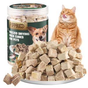 Canard Friandises Lyophilisées pour Chats et Chiens, Friandise pour Chat Croustillante, Snack pour Chat au Magret de Canard, Riche en Protéines et sans Céréaless (ZRY store, neuf)