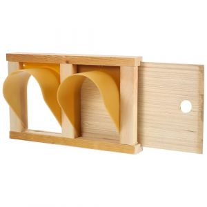 DECHOUS Porte D'entr&eacute;e Double en Bois et Abs pour Pigeonnier, Porte D'activit&eacute; S&eacute;curis&eacute;e pour Pigeons Voyageurs, Accessoires Cage &agrave; Oiseaux, Installation Rapide, Dimensions Adapt&eacute;es, (Delicious.C, neuf)