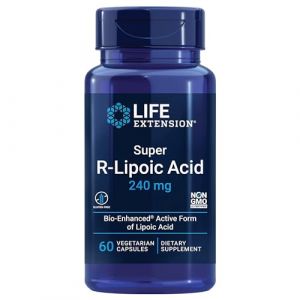 Life Extension, Super R-Lipoic Acid (Acide R-Lipo&iuml;que), 240mg, Hautement Dos&eacute;, 60 Capsules v&eacute;g&eacute;taliennes, Test&eacute; en Laboratoire, Sans Gluten, V&eacute;g&eacute;tarien, Sans Soja, Sans OGM (NaturProdukte, neuf)