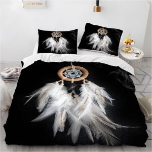 phonxia Housse de Couette 240 x 260 Attrape R&ecirc;Ve Blanc Parure de Lit 2 Personnes - Parure de Lit 240 x 260 avec Fermeture &Eacute;clair Microfibre Literie et 2 Taies d'oreiller 65x65, pour Adulte&hellip; (Cqian, neuf)