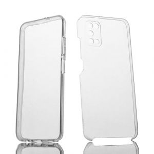 Max Power Digital Coque pour Samsung Galaxy A03s Silicone Transparent Housse Antichoc Double Face 360 Degr&eacute;s Etui Arri&egrave;re et Avant - Protection Compl&egrave;te de Votre T&eacute;l&eacute;phone Portable (Max Power Digital, neuf)