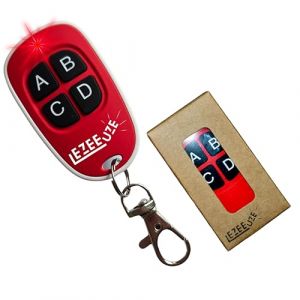 Telecommande Universelle Portail - Telecommande Portail - Bip Portail - Télécommande copieuse - telecommande Garage - Code Fixe 433.92 MHz - Compatible Novoferm Novotron 502 - Gaposa QCT4 (AnyShop4you, neuf)