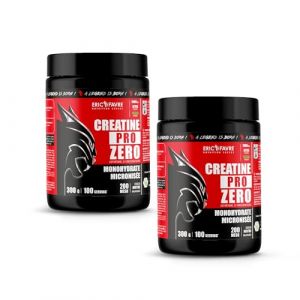 PURE CREATINE MONOHYDRATE Pro Zero - Cr&eacute;atine de Qualit&eacute; Micronis&eacute;e - Effort Intense - Boost les Performances - Dissolution Compl&egrave;te - Lot de 2 - Laboratoire Fran&ccedil;ais Eric Favre (Eric Favre - Boutique Officielle, neuf)