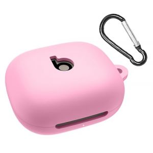 GIOPUEY &Eacute;tuis Compatible avec Beats Powerbeats Fit 2025, Coque Silicone, Poids l&eacute;ger, Antichoc, Portable - Rose (GIOPUEY, neuf)