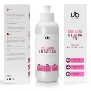 Gel UB Collagène & Élastine | Sérum Concentré | Gel Conducteur | Améliore l'efficacité des traitements de beauté (micro courant, radiofréquence, ultrasons, électrothérapie) 250 mL (Ultrasonic Beauty, neuf)