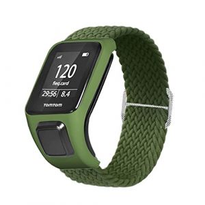 Feysentoe Bracelet pour TomTom Runner 2/3 Cardio + Music pour TomTom Spark Bande de Remplacement de Montre.(Armée verte) (FEIXUTEAMZ, neuf)