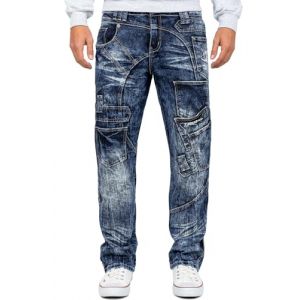KOSMO LUPO Herren Jeans KM070 Blau W34/L34 (bans24, neuf)