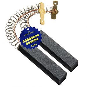 2 Pi&egrave;ces Balais Charbon pour Moteur Electrique Machine a Laver 5 х 12,5 х 43 mm adapt&eacute; pour Bosch 00605694 605694 Pi&egrave;ces D&eacute;tach&eacute;es pour Lave Linge Garantie de 10 Ans - Monteral (MONTERAL, neuf)
