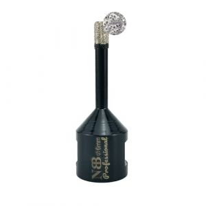 NBB Scie cloche diamant brasé sous vide avec M14, pour le forage à sec ou humide de manière professionnelle sur porcelaine dure, céramique, carrelage, granit, pour meuleuse d'angle (Dia.6mm) (EASTAR SUPER HARD TOOLS S.L., neuf)