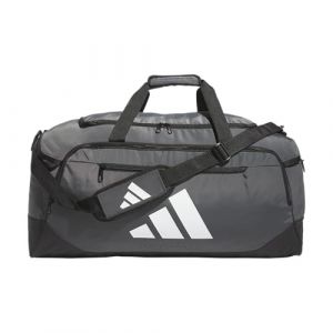 adidas Defender 5.0 Duffel, Durable Travel Gym Sports Bag for Men and Women, Team Dark Grey, Large (100L) (Bixem, neuf)