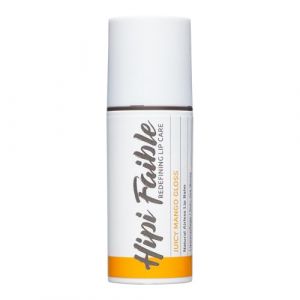 Hipi Faible Soin des l&egrave;vres Juicy Mango Gloss - Baume &agrave; l&egrave;vres cosm&eacute;tique naturel avec lanoline dans un distributeur de 6 ml - Baume &agrave; l&egrave;vres 100 % naturel - Fabriqu&eacute; en Allemagne - Avec parfums (AOXITY GmbH, neuf)