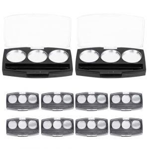 Palette vide pour le maquillage, palette de rouge &agrave; l&egrave;vres vide - Poule de fard &agrave; paupi&egrave;res compact Panking 10x - Bo&icirc;te de rangement cosm&eacute;tique multifonctionnelle Contator Creative Feed Shadow (andate, neuf)