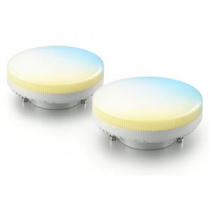 ADAKAT Lot de 2 ampoules LED CCT GX53 &agrave; intensit&eacute; variable 6 W, 3000 K, 4000 K, 6000 K (HAVA GmbH, neuf)