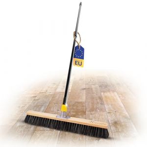 Novaliv Balai avec m&eacute;lange de crin de cheval I 60 cm avec manche t&eacute;lescopique I Poils souples Balai &agrave; poussi&egrave;re fine (AMP GmbH, neuf)