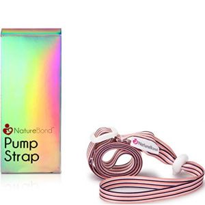 Sangle pour pompe NatureBond pour le tire-lait/l'allaitement/les coquilles en silicone (Misty Rose) (NatureBond Europe, neuf)