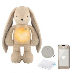 myHummy Ours endormi Bunny beige Duo avec application &ndash; Musique & aide au sommeil (Szumisie, neuf)
