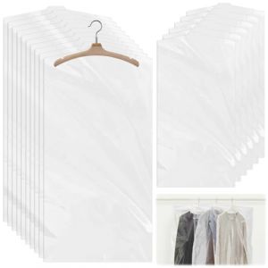 TNOMSNO 50 Pi&egrave;ces Housses &agrave; V&ecirc;tements, 60x120cm Housse Vetements &agrave; Suspendre Transparent, Housse Vetement en Plastique pour Chemises Blazers Robes (IONADVERTISE, neuf)
