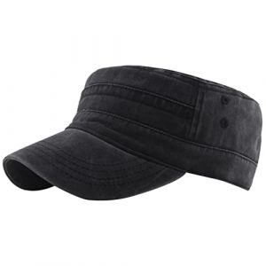 CheChury Casquette Homme Coton Vintage Casquette de Baseball Classique Casquette Army Casquette Militaire Réglable Chapeau de Cadet Armée pour Sports Extérieur (LYworld, neuf)