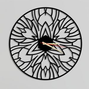 Dekory Marrakesh Horloge Murale en m&eacute;tal 60 cm, horloges murales Vintage et industriel en m&eacute;tal (Dekorywallart, neuf)