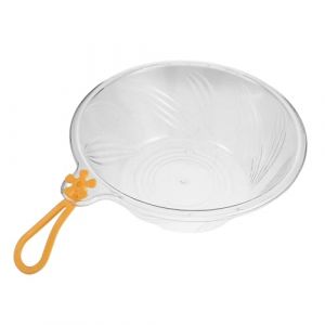 TOGEVAL Lavabo Visage Petit en Plastique Transparent Bac &agrave; Shampoing Portable Multifonctionnel Bac &agrave; Cheveux L&eacute;ger pour Soins Esth&eacute;tiques et Usage Domestique Institut de Beaut&eacute; Facile (BOBOLING, neuf)