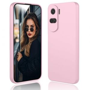 DESSEN Coque pour Huawei Honor 90 Lite &Eacute;tui - Liquide Silicone Housse Antichoc Protection Case Souple Mince TPU Cover Bumper avec Doublure en Microfibre Anti-Rayures, Rose (Woshanya, neuf)